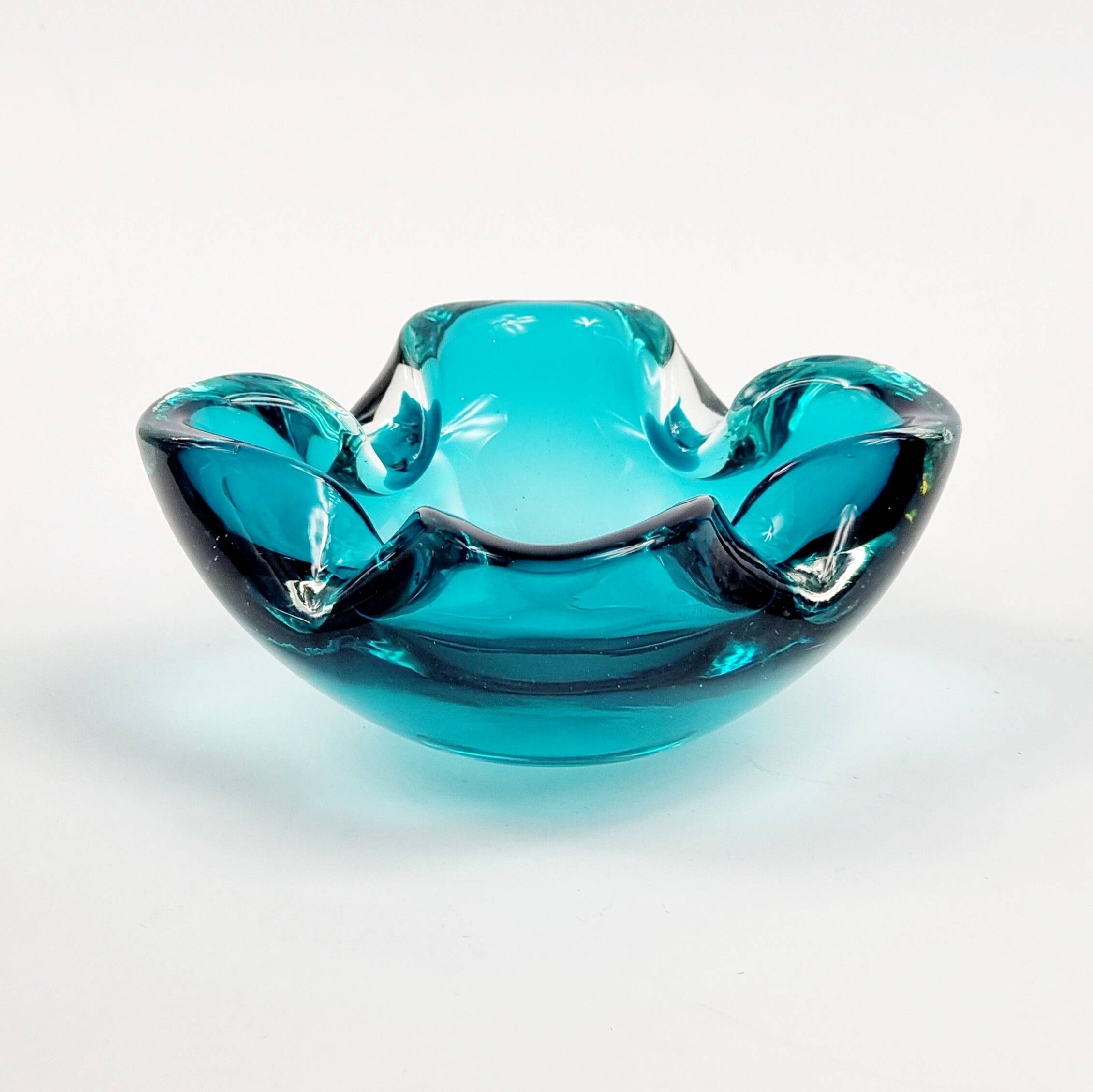 Murano Glass Bowl or Ashtray Attributed to Flavio Poli, Italy, 1960s