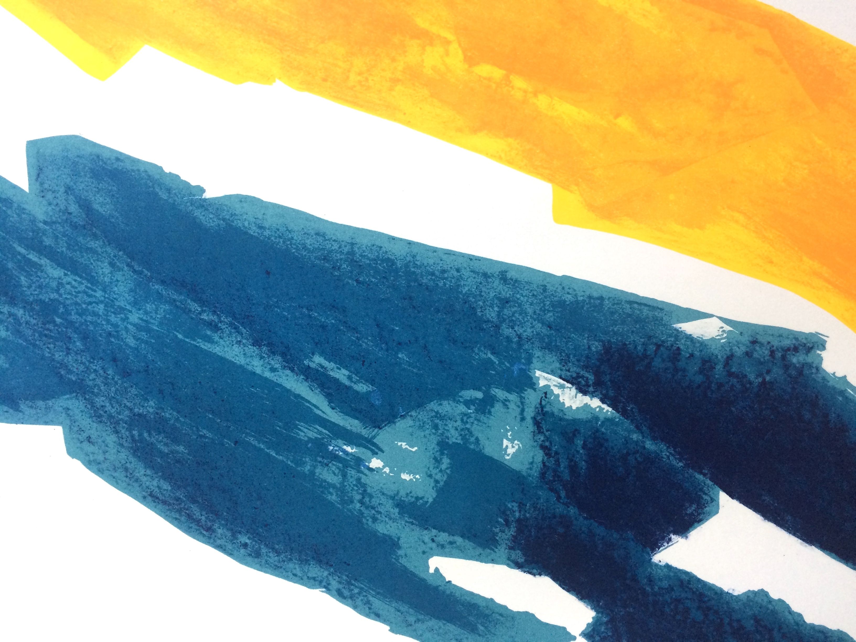 Original exhibition poster made in lithograph