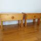 Pair of bedside tables Charlotte Perriand Les Arcs