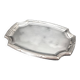 Refined small serving tray or rectangular catch-all with rounded corners.