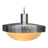 Pendentif UFO en aluminium de l'âge spatial des années 1970 - style midcentury