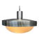 Space age aluminium midcentury UFO pendant - 1970s