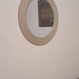 Miroir bohème macramé tisse 100% fait main