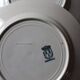 Mismatched lot 4 flat plates + small Saint Amand Terre de fer Blue Green