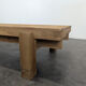 Large coffee table in solid pine, Swiss made