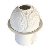 LAMP Night light Lithophanie BERNARDAUD Limoges in BISCUIT decoration VERSAILLE signed