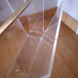 David Lange plexiglass magazine rack for Roche Bobois