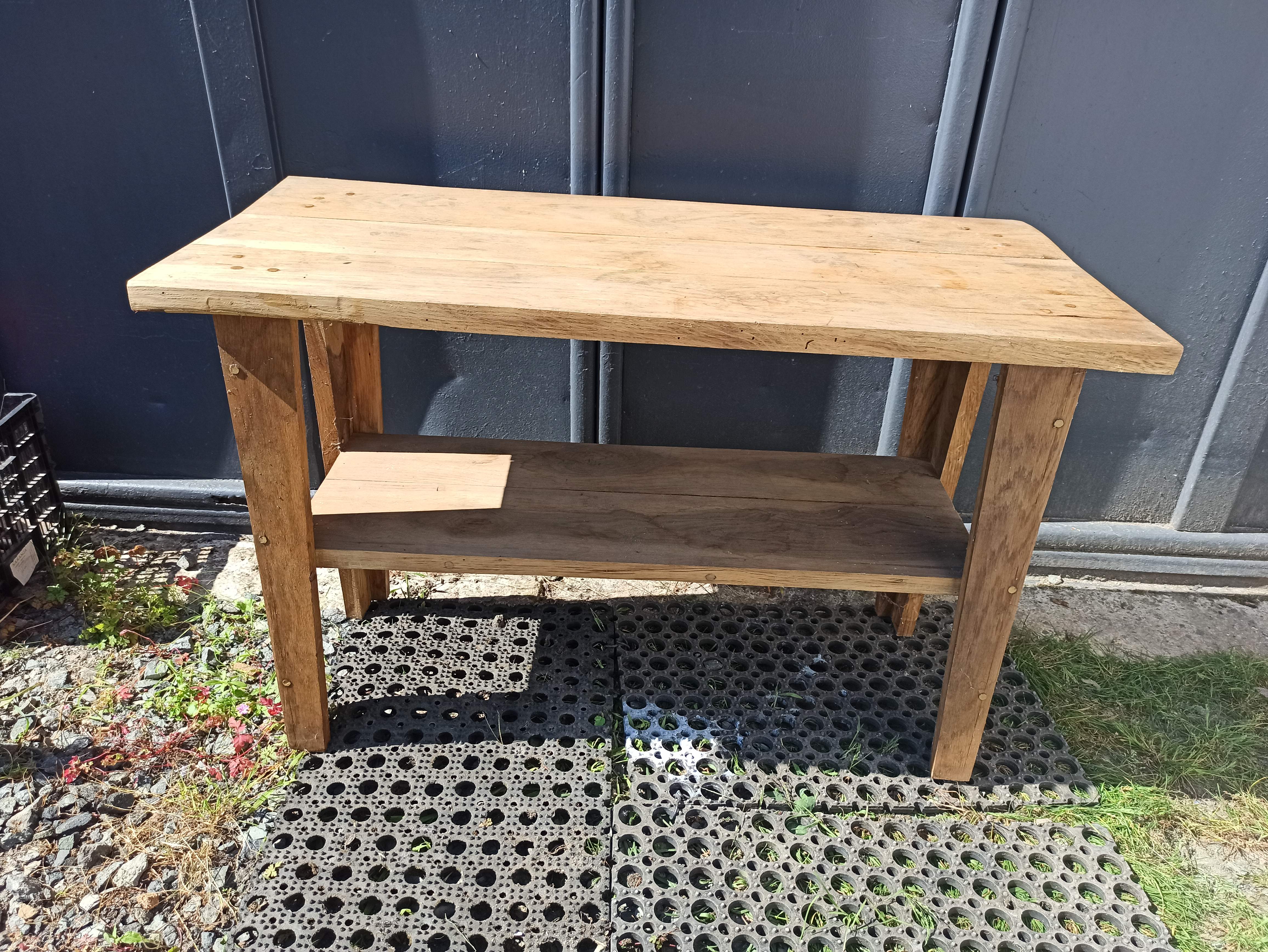 Wooden workbench