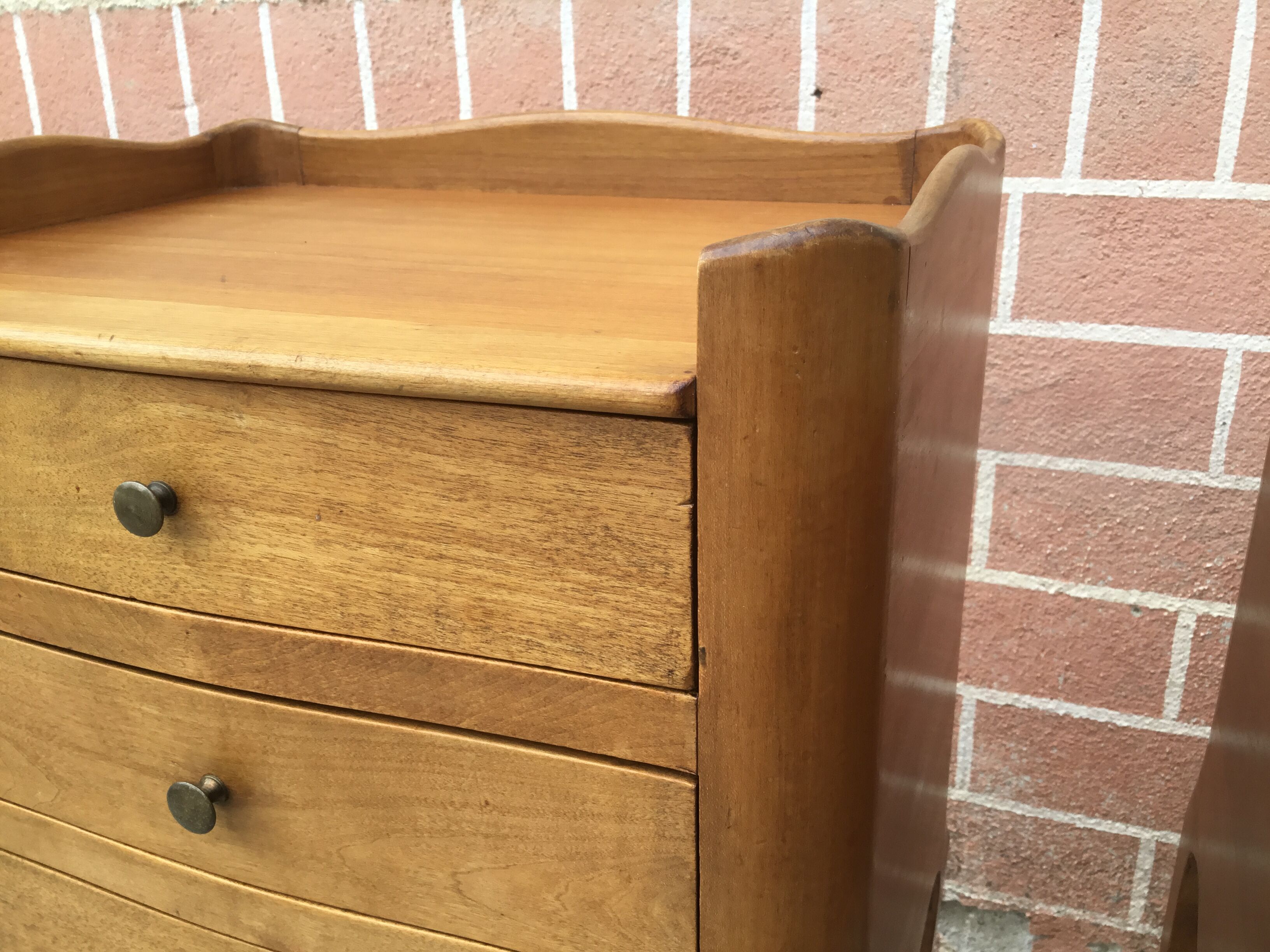 Louis XV style bedside pair