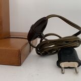 Leather lamp foot Le Tanneur, 1960