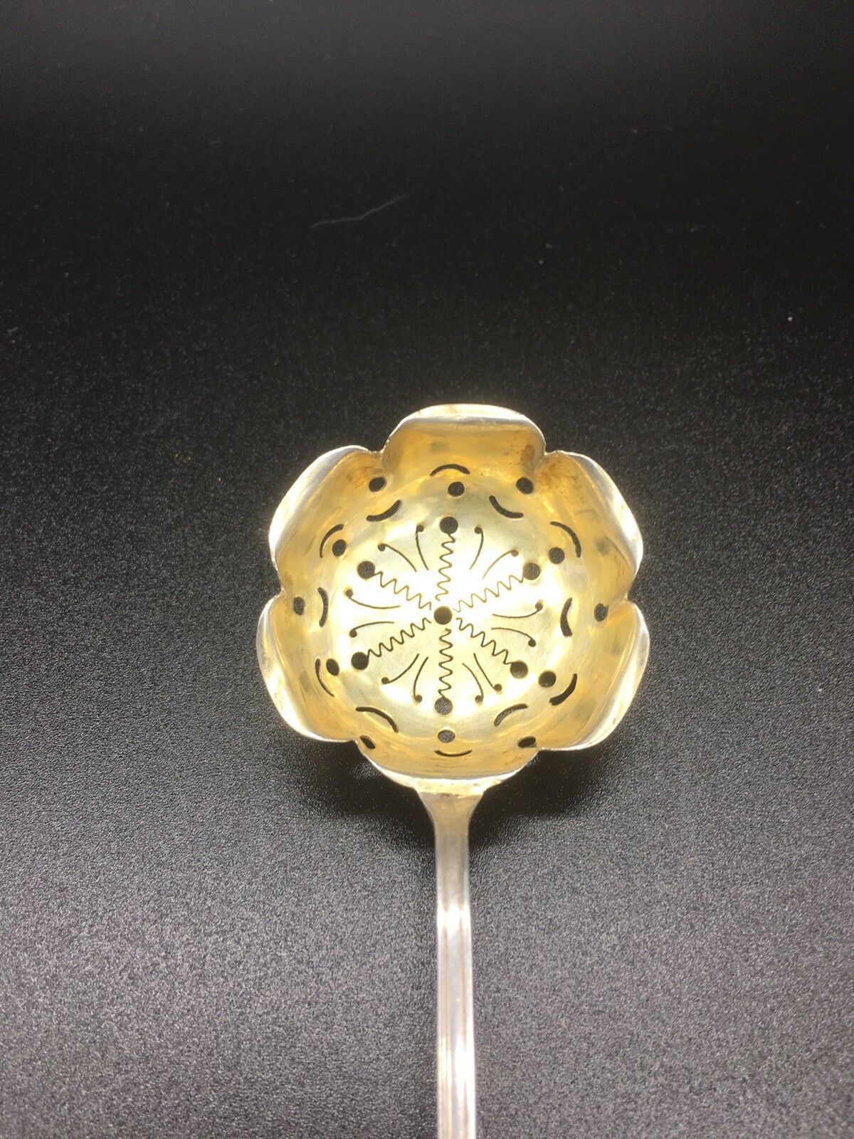 Solid silver tea spoon