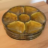 Gien oyster plates