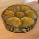 Gien oyster plates