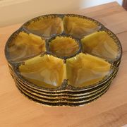 Gien oyster plates