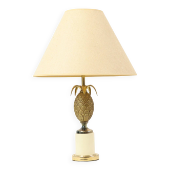 Brass Pineapple Lamp Style Maison Charles Hollywood Regency