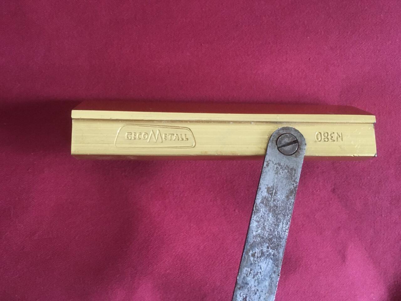 Trapezoidal mirror 75 x 35 - 1960s