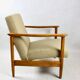 Fauteuil gfm-142 en boucle beige, années 1970