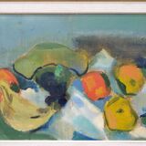 Gösta Liljedahl (1908-1993), Modern Still Life, 1960s, Oil Collage on Panel, Framed