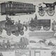 Lithograph • The old post office, mail, letter • Original engraving from 1898