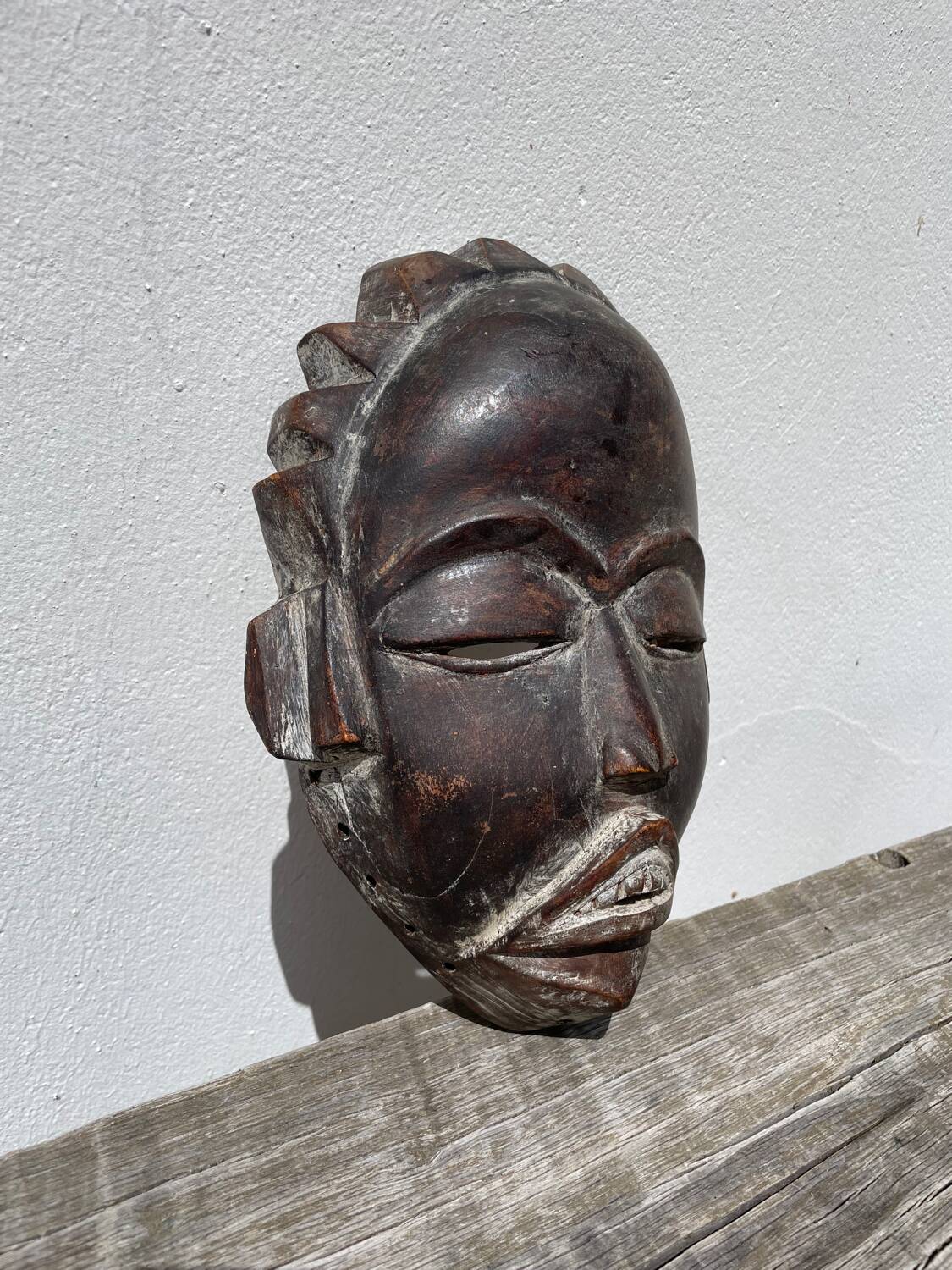 Minimalist African mask