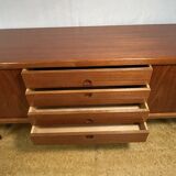 buffet danois en teck rétro vintage du milieu du siècle par Bramin – Design