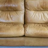 Leather sofa, Albany model, late 70's, Roset edition