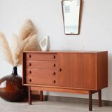 Vintage Scandinavian teak sideboard – Domino Mobler – 1960s