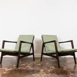 Pair Of Mid Century Armchairs Type 300 139, Poland, 1960s