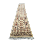 Tapis runner 475x80 cm en laine Bokhara tribal fait à la main