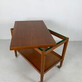 Danish midcentury teak bar trolley by Grete Jalk