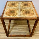 1960s aksel kjersgaard rosewood tiled coffee table