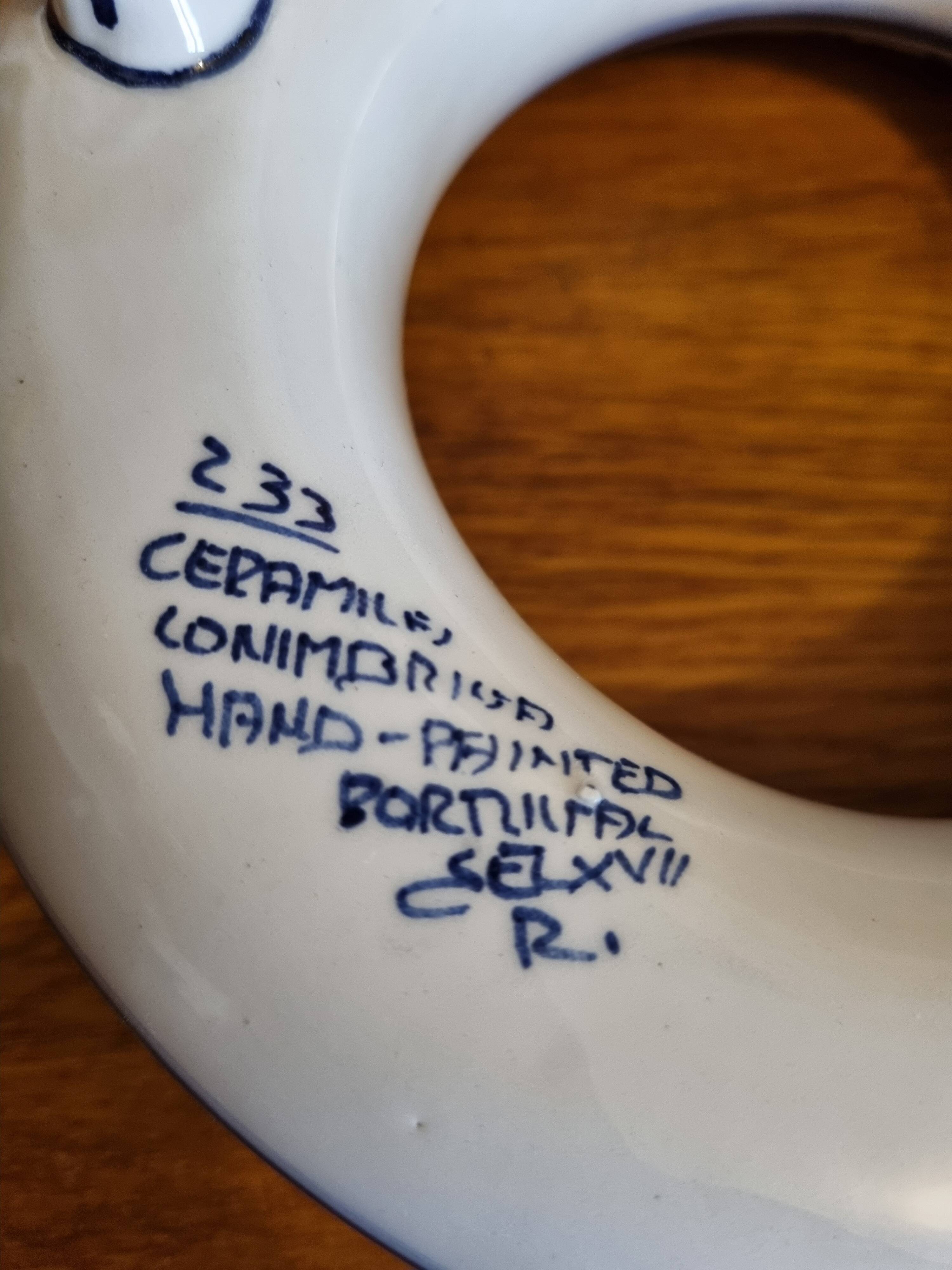 Ceramic flower pick from Conimbriga Portugal