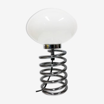 Lampe ressort design 1970