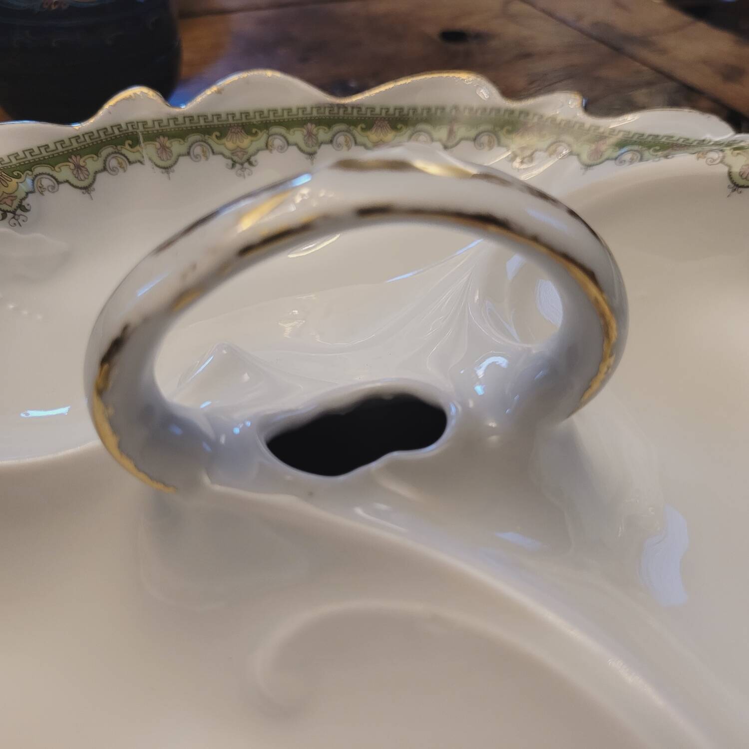 Late 19th century compartmentalized dish