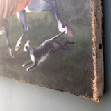 Ancient equestrian painting