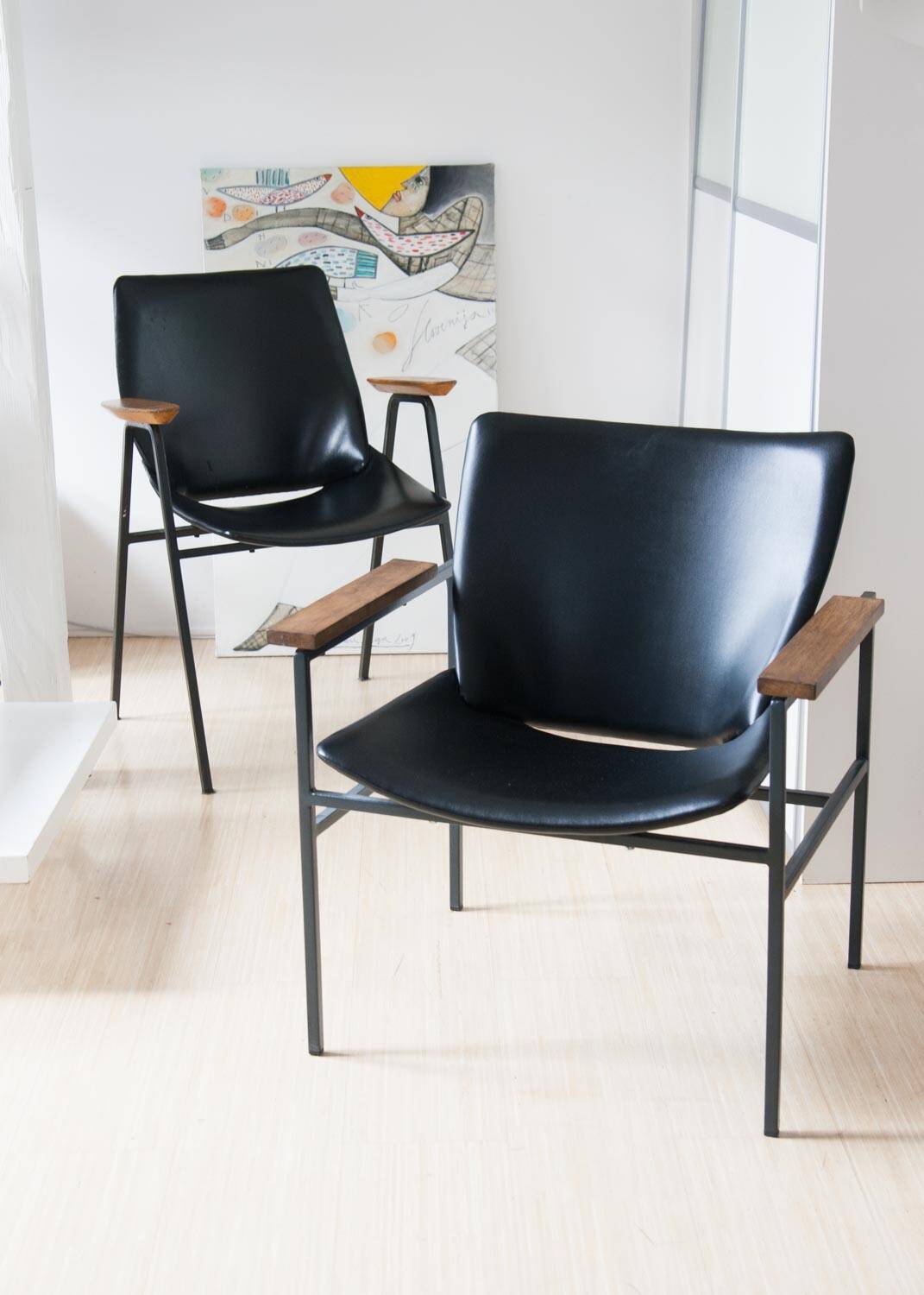 Chaise 1099FK Shell Lupina par Niko Kralj pour Stol, 1950s