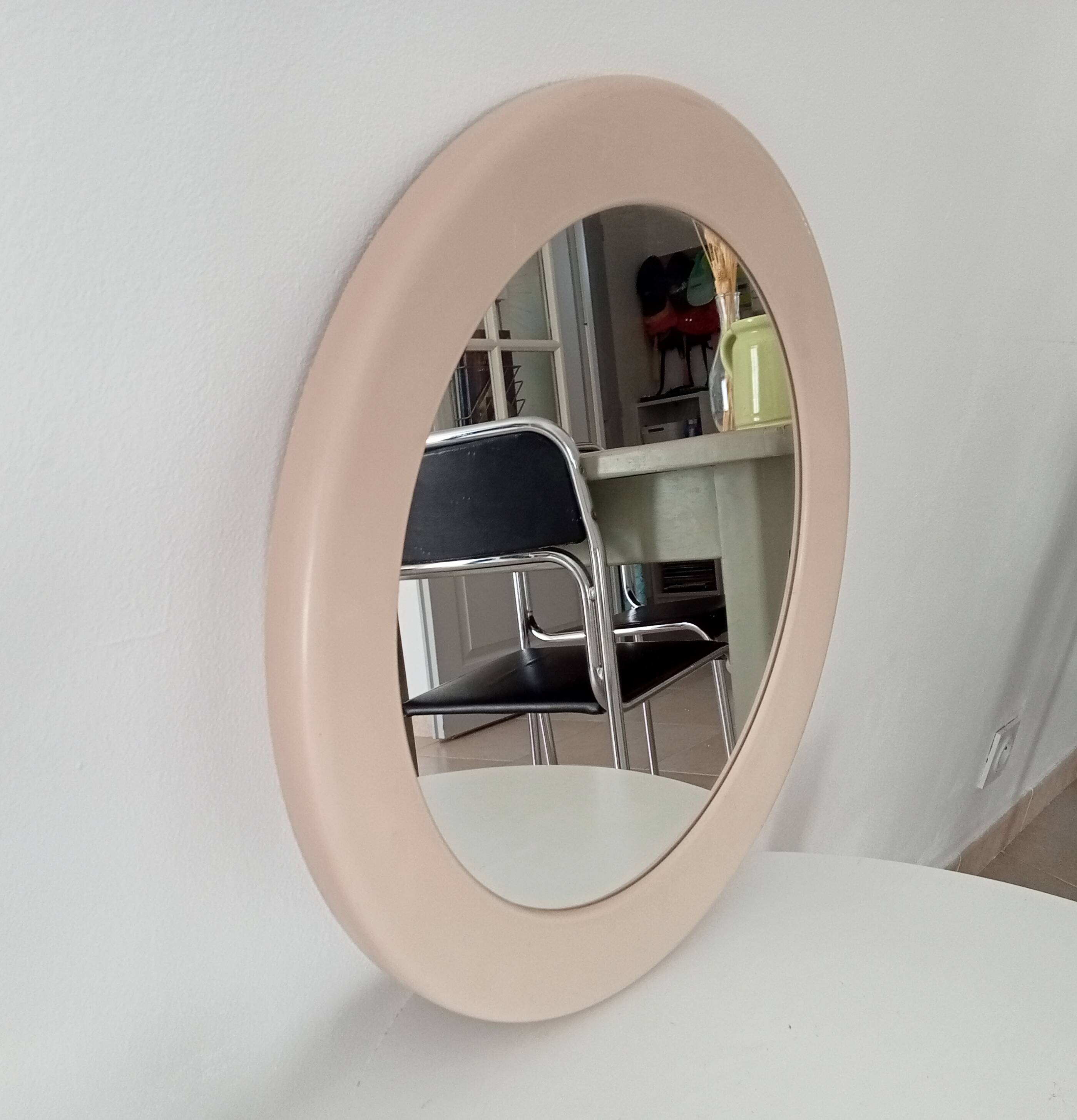 Vintage 70s round mirror Syla style