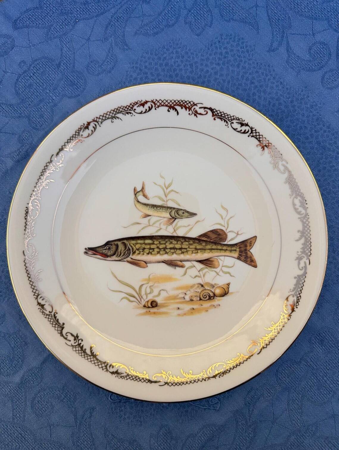 Vintage Fish Plates in Limoges Porcelain – Limoges Enamels