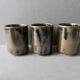 6 enamelled stoneware tumbler glasses