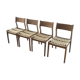 4 chaises Consorzio Sedi Friuli