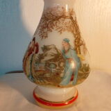 Vase en opaline  italie decor asiatique japon geisha