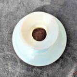 Mid-20th century opaline table lamp, iridescent opal color