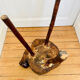 Rough wood tripod stool ethnic style