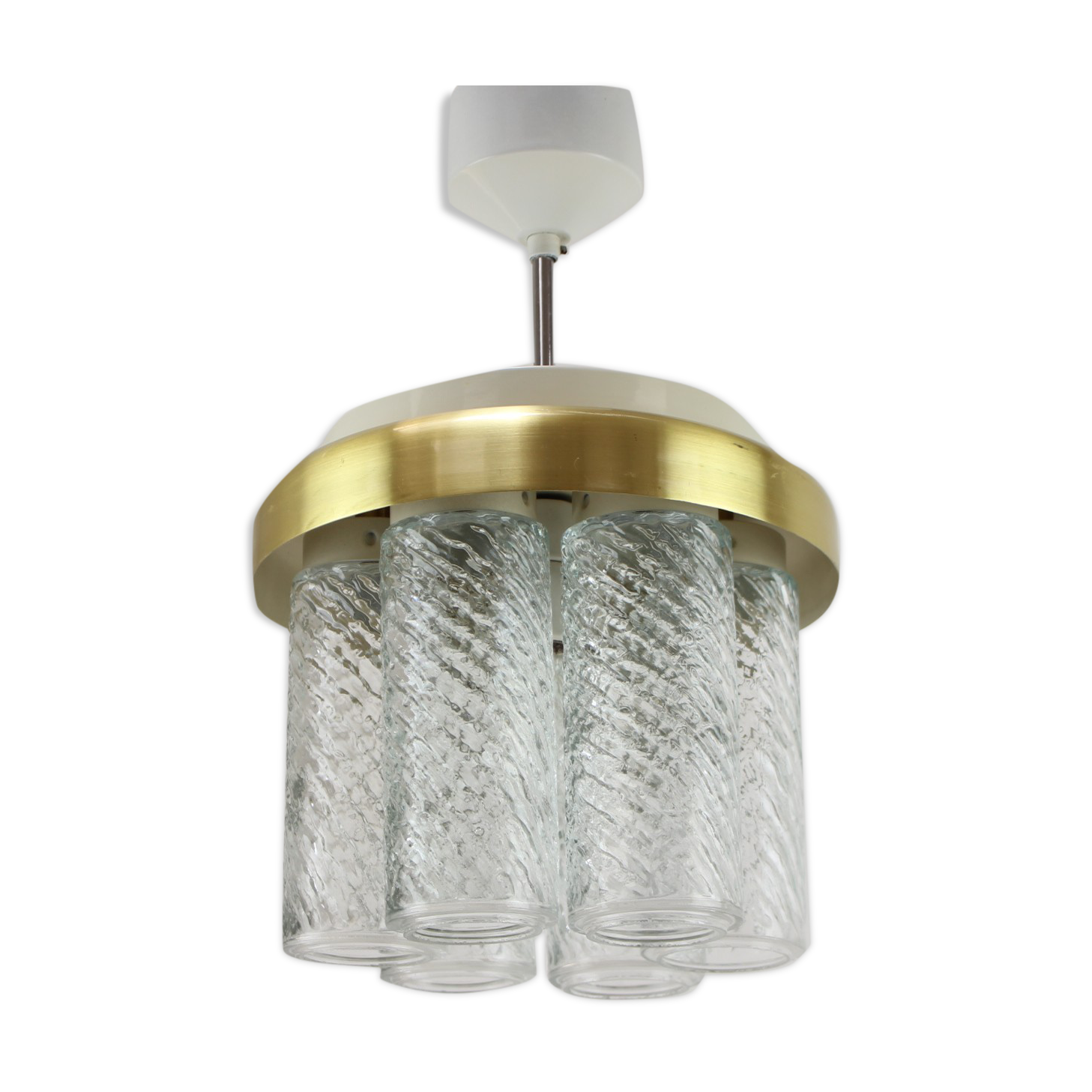 Mid-century chandelier Kamenický Šenov, 1970