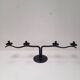 Black metal candlestick Hysteria