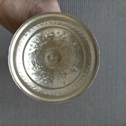 Two-arm metal candlestick