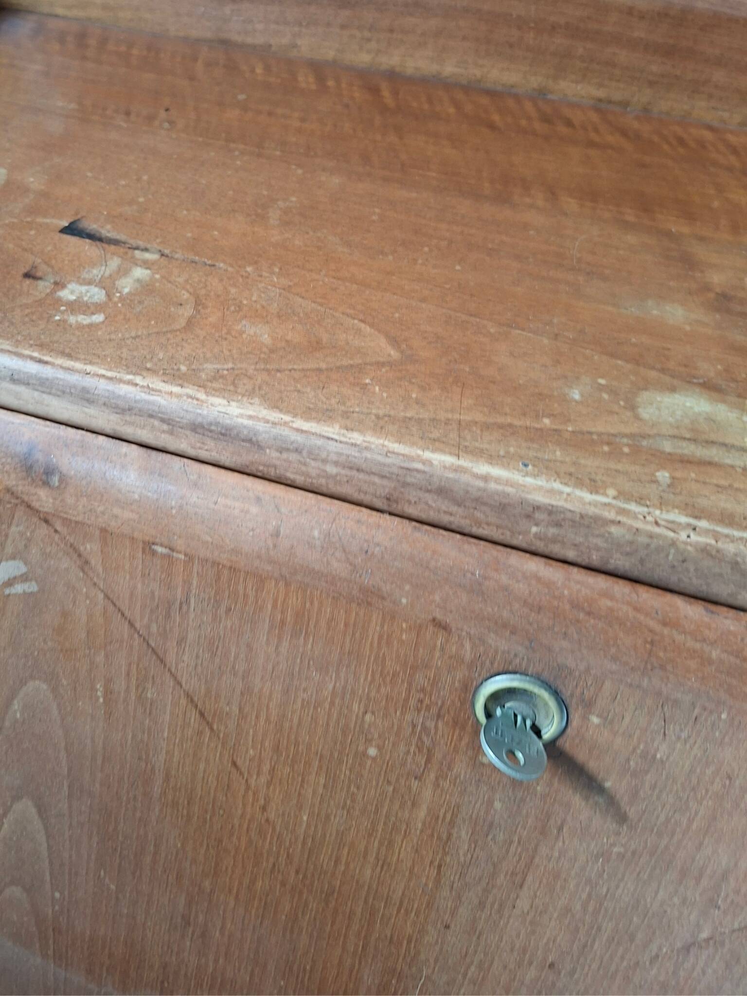 Secretaire Scrittoio a ribalta Vintage Originale Anni '60 Design Mid-Centur