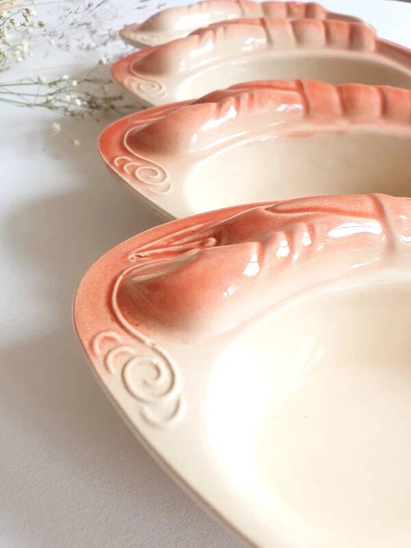 Ceramic crayfish bowls