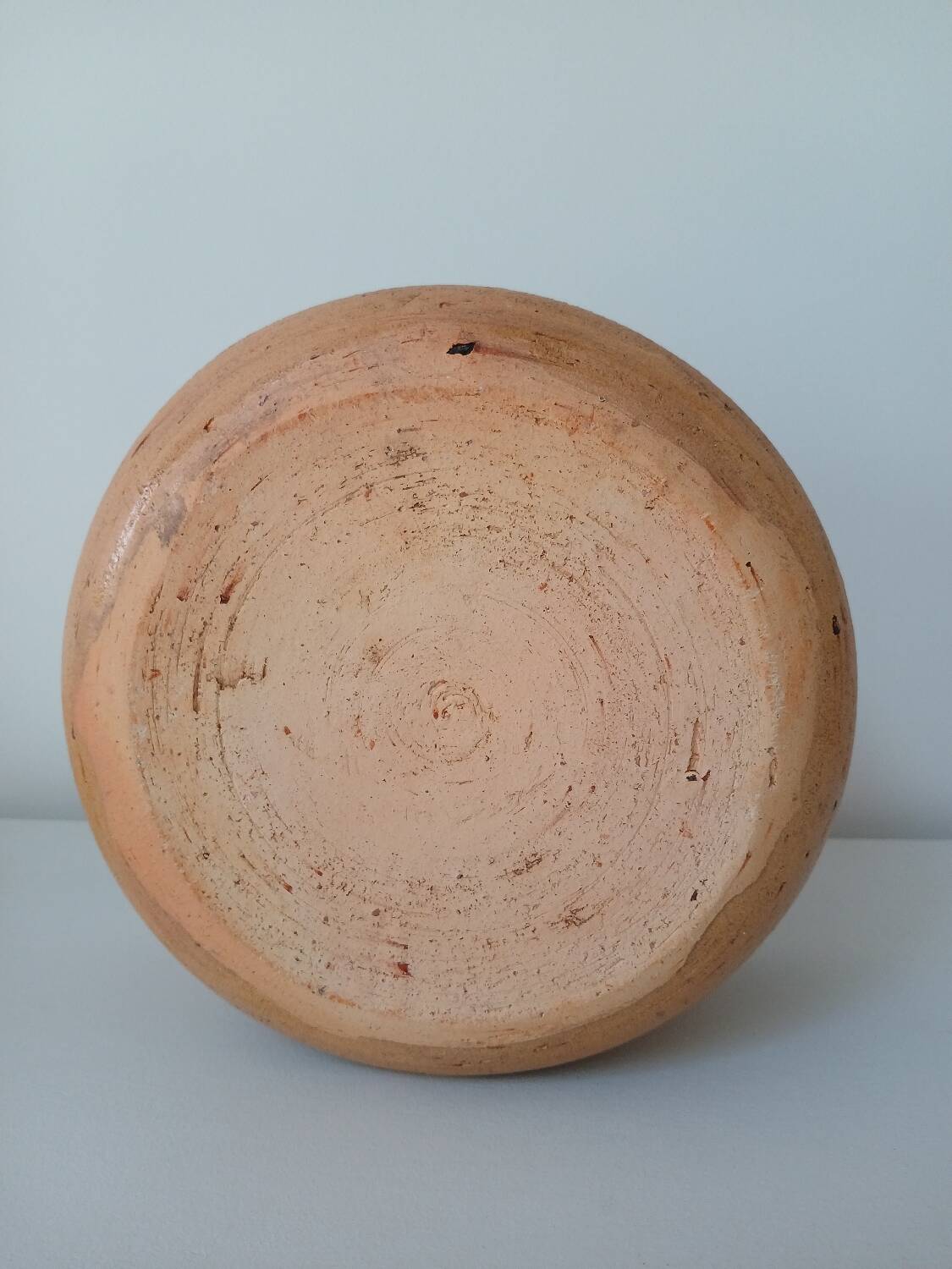 Vegetable salad bowl terracotta pottery