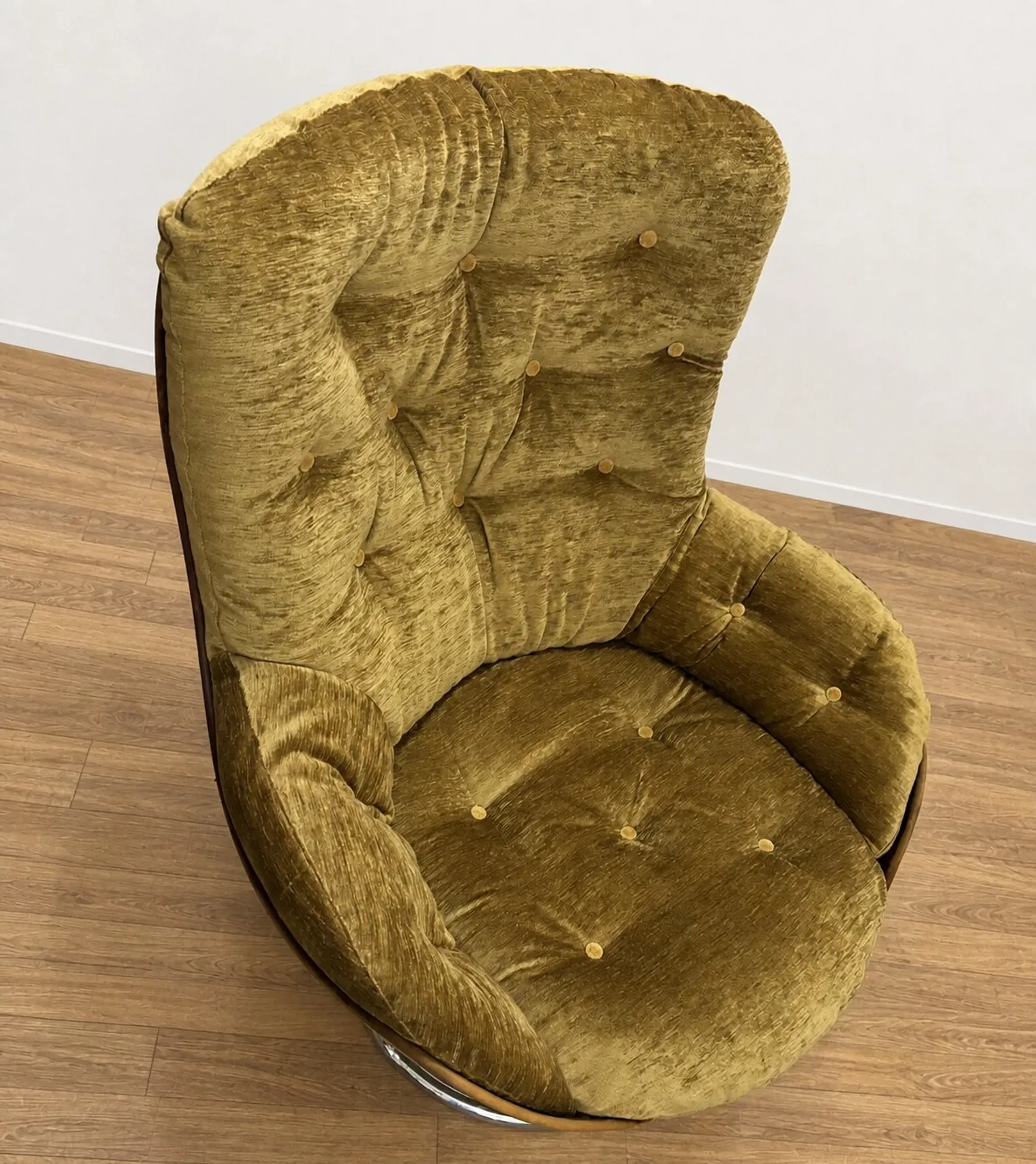 Michel Cadestin Armchair, 1970s, Reupholstered